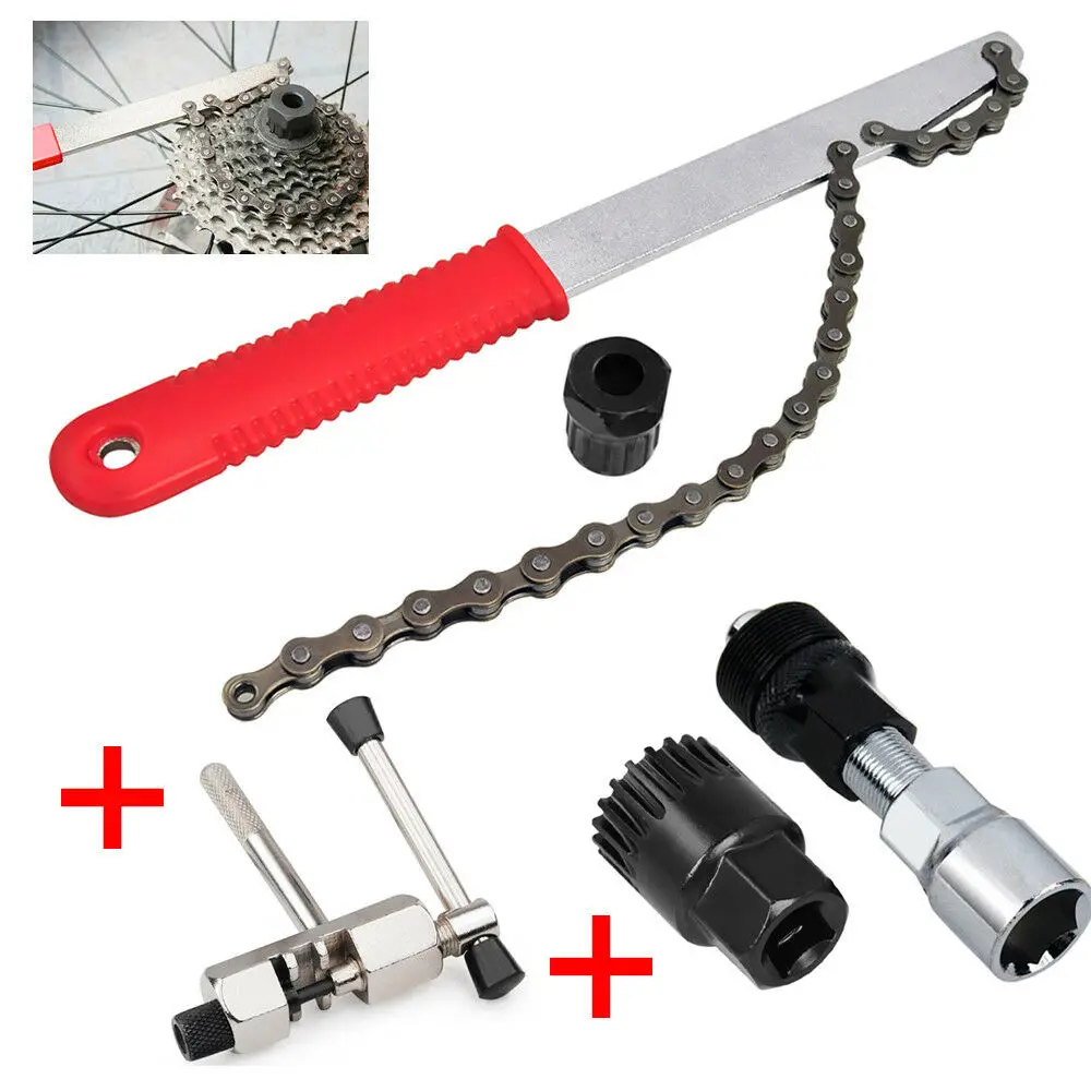 New Mountain Bike Bicycle Repair Tool Kits Chain Remover/ Holder Remover/ Freewheel Remover/ Crank Remover Puller Bike Tool Set
New Mountain Bike Bicycle Repair Tool Kits Chain Remover/ Holder Remover/ Freewheel Remover/ Crank Remover Puller Bike Tool Set