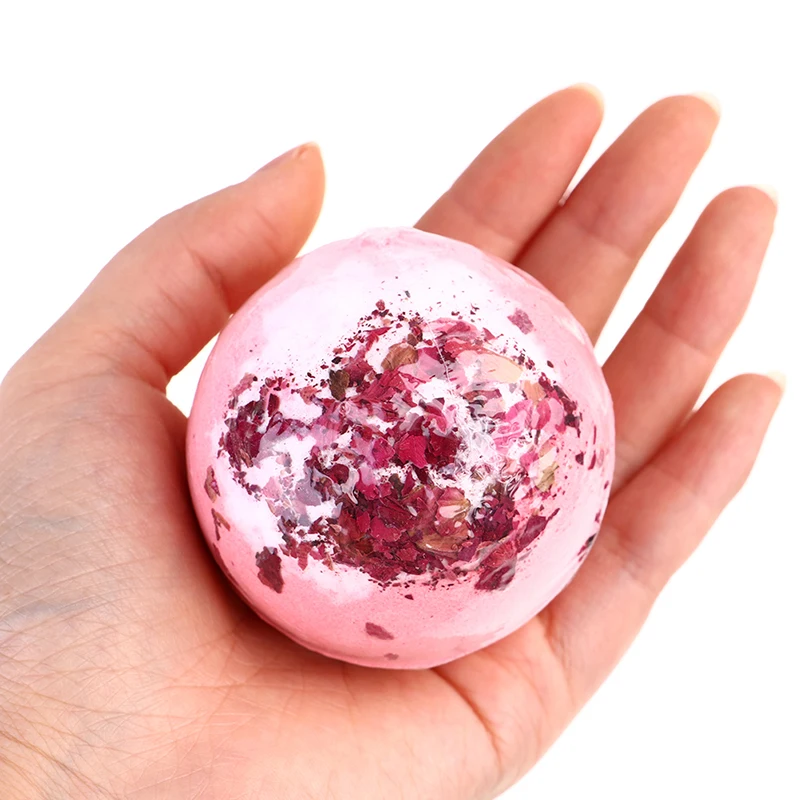 1PC 100g Essential Oil Dry Petal Body Bath Salt Ball Foam Bubble Bath Bombs Ball For Female SPA Or Foot Bath
1PC 100g Essential Oil Dry Petal Body Bath Salt Ball Foam Bubble Bath Bombs Ball For Female SPA Or Foot Bath
