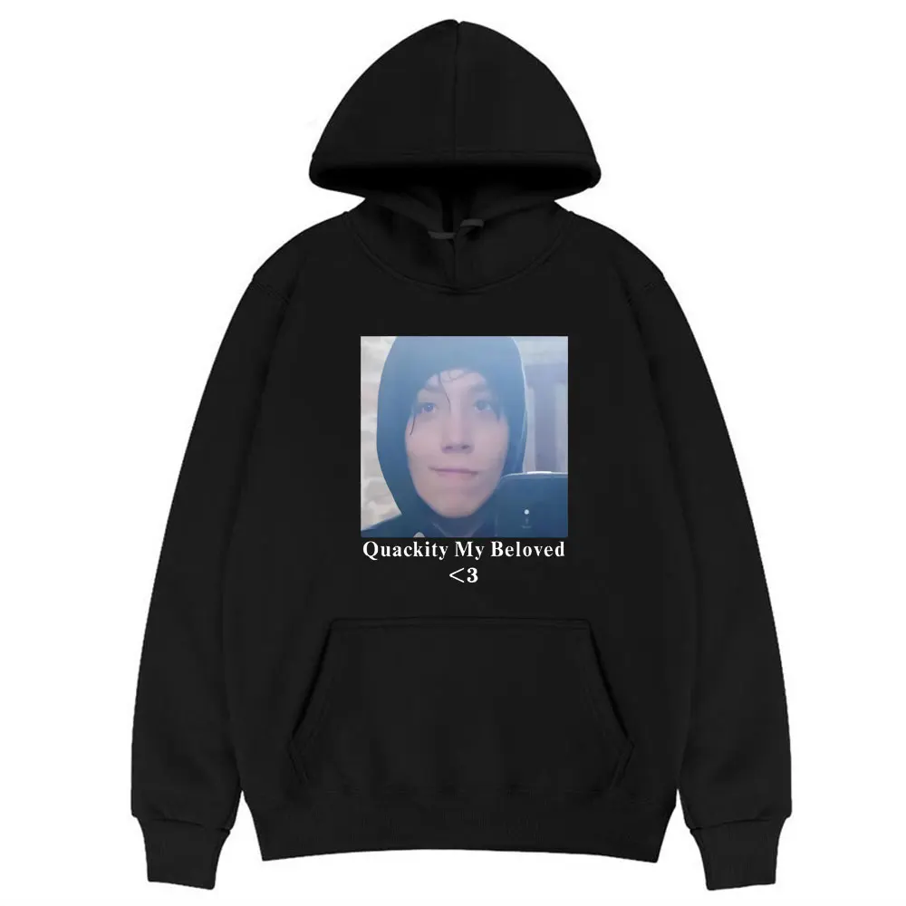 Funny Quackity My Beloved Hoodie 100% Pure Cotton Kawaii Geek Casual Loose Hoodies Homme EU Size Breathable Hoody Sweatshirt
Funny Quackity My Beloved Hoodie 100% Pure Cotton Kawaii Geek Casual Loose Hoodies Homme EU Size Breathable Hoody Sweatshirt