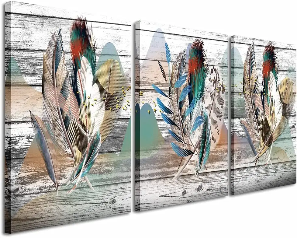3 Piece Modern Artwork Hand Painted Feather Canvas Wall Art For Living Room Office Kitchen Bedroom Hotel Home Decor No Framed
3 Piece Modern Artwork Hand Painted Feather Canvas Wall Art For Living Room Office Kitchen Bedroom Hotel Home Decor No Framed