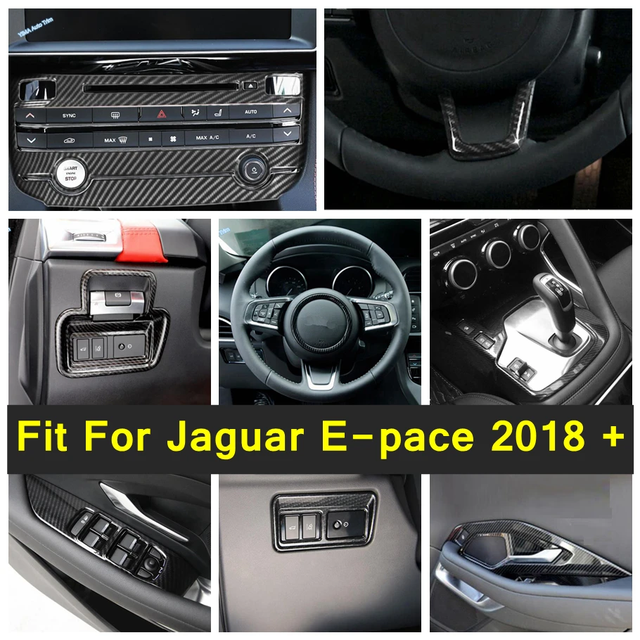 Lapetus Interior Refit Kit Steering Wheel Ring Frame / Door Handle Bowl Cover Trim Carbon Fiber For Jaguar E-pace 2018 - 2020
Lapetus Interior Refit Kit Steering Wheel Ring Frame / Door Handle Bowl Cover Trim Carbon Fiber For Jaguar E-pace 2018 - 2020