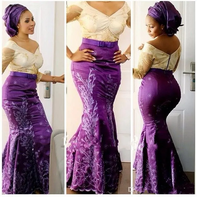 New Evening Dress for African Women with Three Quarter Sleeves V-Neck Mermaid Party Formal Occasion Elegantes Vestidos Plus Size
New Evening Dress for African Women with Three Quarter Sleeves V-Neck Mermaid Party Formal Occasion Elegantes Vestidos Plus Size
