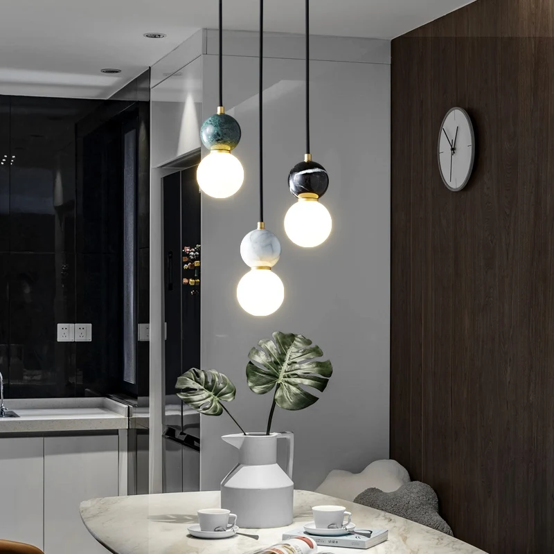 Natural marble, height-adjustable, three-colorlight,-changing bedroom, dining room, bar chandelier
Natural marble, height-adjustable, three-colorlight,-changing bedroom, dining room, bar chandelier