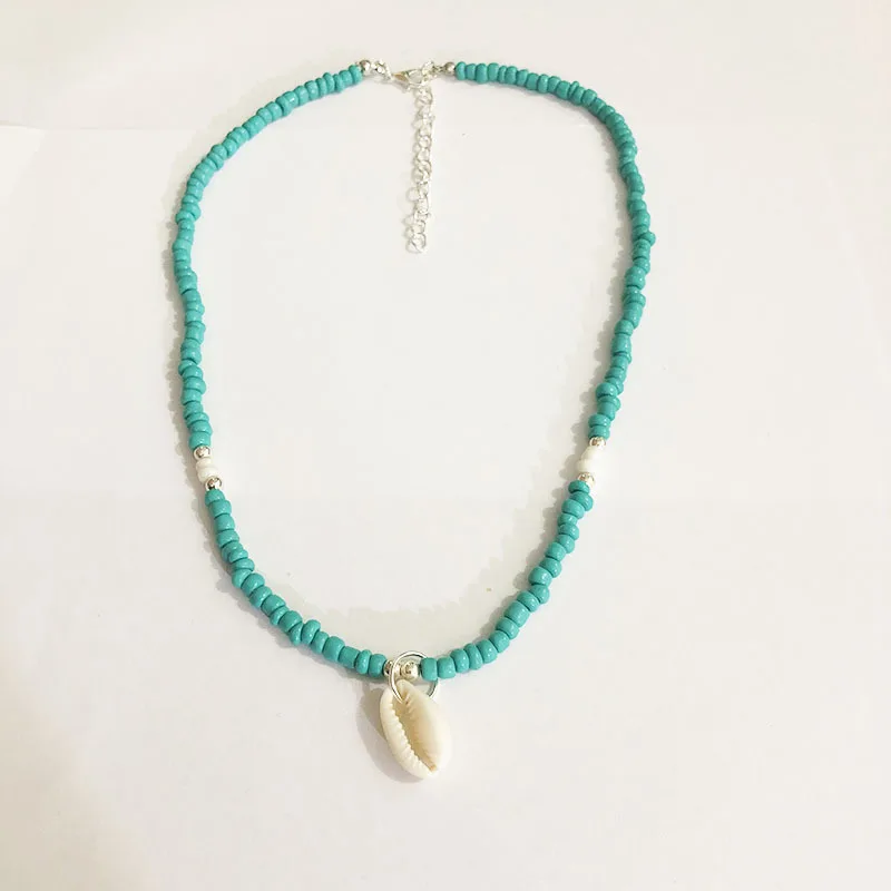 50cm Colorful Beads Strand Necklace For Women Fashion Silver Color Natural Shell Pendant Necklace 2021 Long Necklace
50cm Colorful Beads Strand Necklace For Women Fashion Silver Color Natural Shell Pendant Necklace 2021 Long Necklace