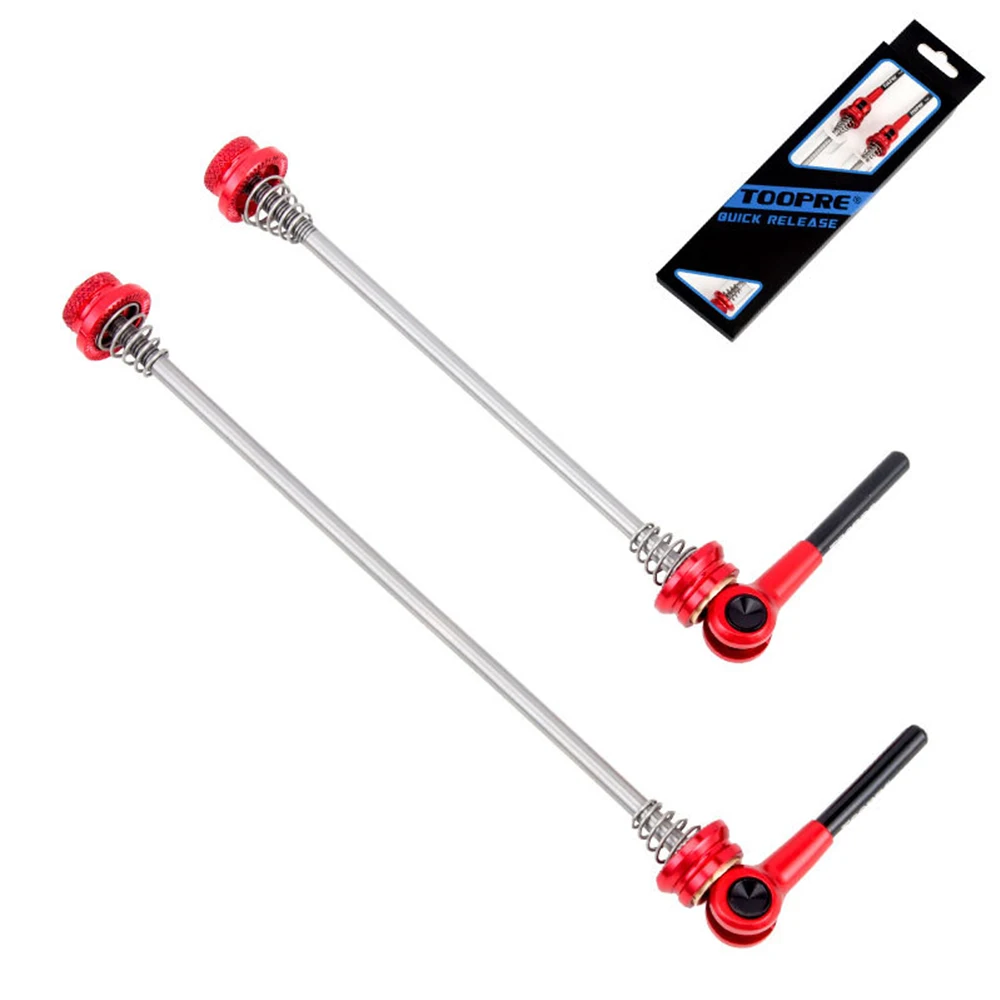 1 Pair Bicycle Ouick Release Skewer Titanium Alloy MTB Road Bike Cycling Tools Bike Axle Wheel Hub Quick Release Lever
1 Pair Bicycle Ouick Release Skewer Titanium Alloy MTB Road Bike Cycling Tools Bike Axle Wheel Hub Quick Release Lever