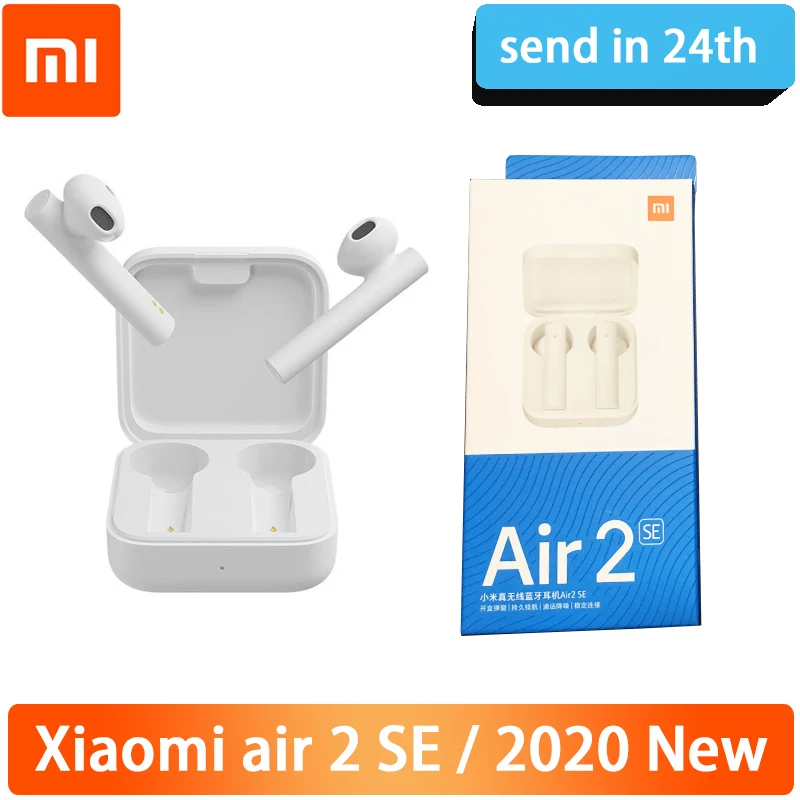 Фото Оригинальные беспроводные Bluetooth наушники Xiaomi Air 2 SE airdots2 se airdots s TWS AirDots Pro SBC/AAC Mi