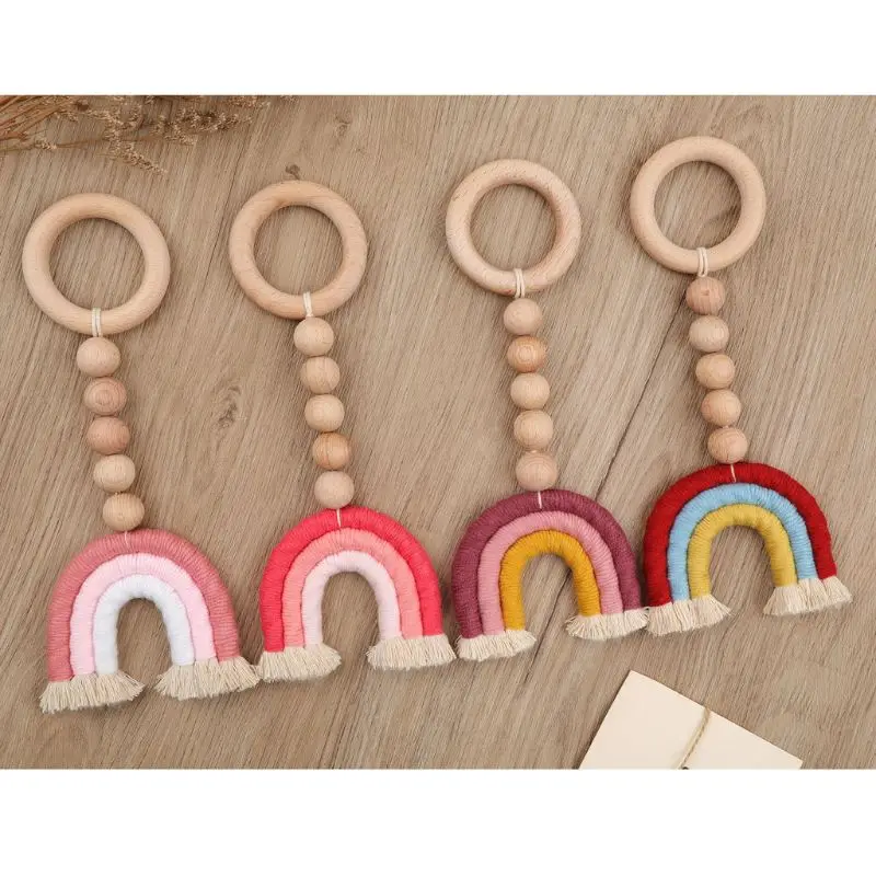 Handmade Baby Wooden Teether Natural Wood Rattle Chewable Play Gym Stroller Toy
Handmade Baby Wooden Teether Natural Wood Rattle Chewable Play Gym Stroller Toy