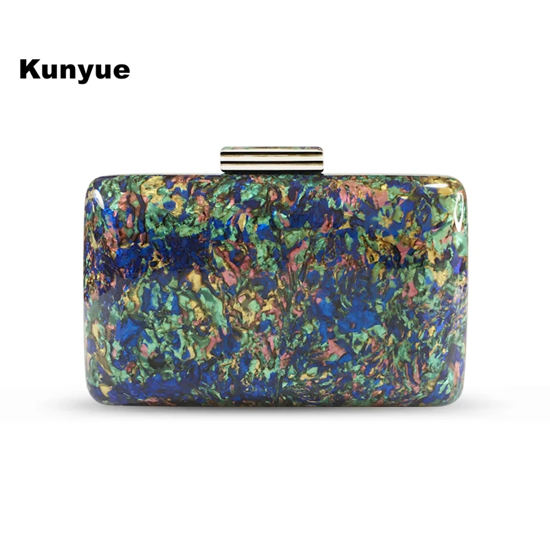 Stylish Handbag Vintage Marble Acrylic Evening Bags Luxury Colorful Sequins Party Prom Casual Hardbox Women Banquet Clutch Purse
Stylish Handbag Vintage Marble Acrylic Evening Bags Luxury Colorful Sequins Party Prom Casual Hardbox Women Banquet Clutch Purse