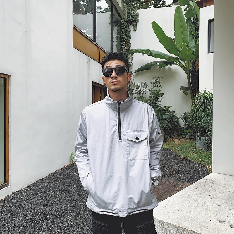 CPTOPSTONEY COMPANY Spring and autumn new style headgear high Hooded Jacket European style Mens coat 113WN HALF ZIP OVERSHIRT
CPTOPSTONEY COMPANY Spring and autumn new style headgear high Hooded Jacket European style Mens coat 113WN HALF ZIP OVERSHIRT