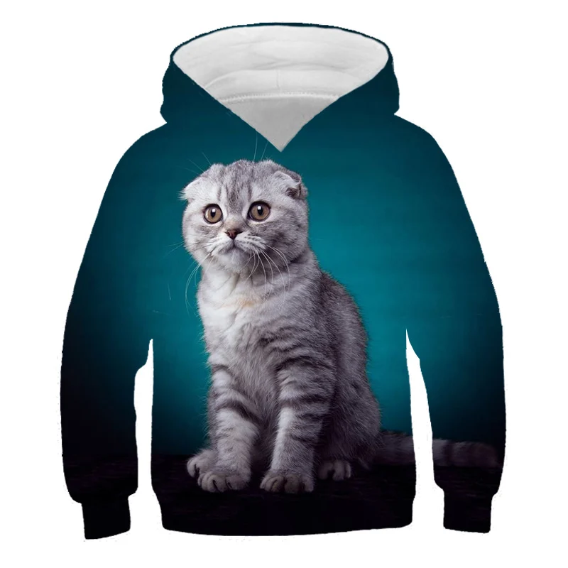 Hot Sell 3D Cat Kids Hoodies Funny Animals Boys&Girls Clothes Long Sleeve Sweatshirt New Anime Cartoons Pullover Autumn Tops
Hot Sell 3D Cat Kids Hoodies Funny Animals Boys&Girls Clothes Long Sleeve Sweatshirt New Anime Cartoons Pullover Autumn Tops