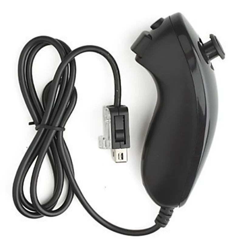 Беспроводной контроллер Nunchuck, игровой джойстик для Wii, изогнутый джойстик с левой стороны для Wii геймпад nunchaku
Беспроводной контроллер Nunchuck, игровой джойстик для Wii, изогнутый джойстик с левой стороны для Wii геймпад nunchaku