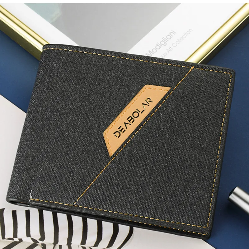 Men's New Wallet Business Canvas Pattern Youth Horizontal Wallet Thin Wallet Anti-theft And Light Casual Wallet
Men's New Wallet Business Canvas Pattern Youth Horizontal Wallet Thin Wallet Anti-theft And Light Casual Wallet