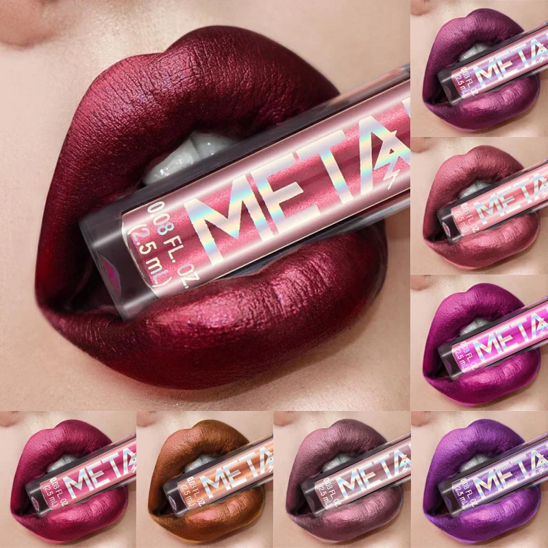 Metal flash liquid waterproof lipstick mirror metal lipstick tone anti bonding cup lip gloss long-term makeup
Metal flash liquid waterproof lipstick mirror metal lipstick tone anti bonding cup lip gloss long-term makeup