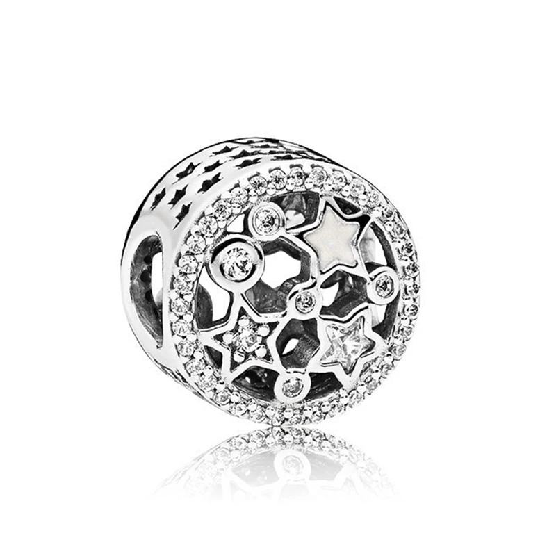 Fits Pan Bracelets Style Charm Necklaces's 925 Sterling Silver Inlaid Rhinestone Charm Beads Fits Female Diy Jewelry Making
Fits Pan Bracelets Style Charm Necklaces's 925 Sterling Silver Inlaid Rhinestone Charm Beads Fits Female Diy Jewelry Making