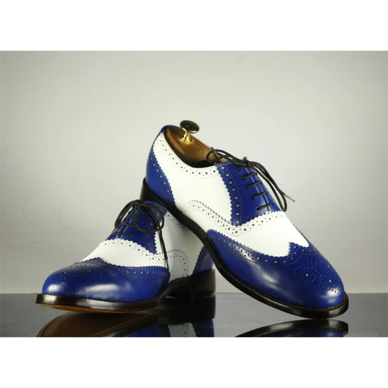 Men's handmade PU comfortable classic fashion daily business blue stitching white lace-up low-heel casual shoes ZQ0206
Men's handmade PU comfortable classic fashion daily business blue stitching white lace-up low-heel casual shoes ZQ0206