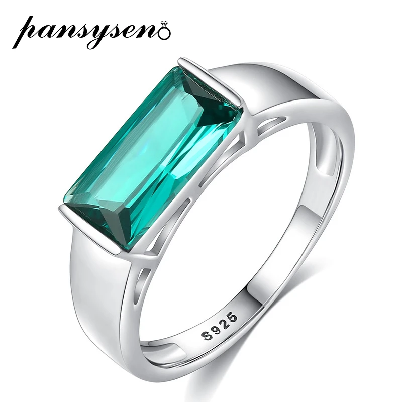 PANSYSEN Luxury 5x11MM Created Sona Emerald Gemstone Rings for Women Real 925 Sterling Silver Engagement Ring Fine Jewelry Gift
PANSYSEN Luxury 5x11MM Created Sona Emerald Gemstone Rings for Women Real 925 Sterling Silver Engagement Ring Fine Jewelry Gift