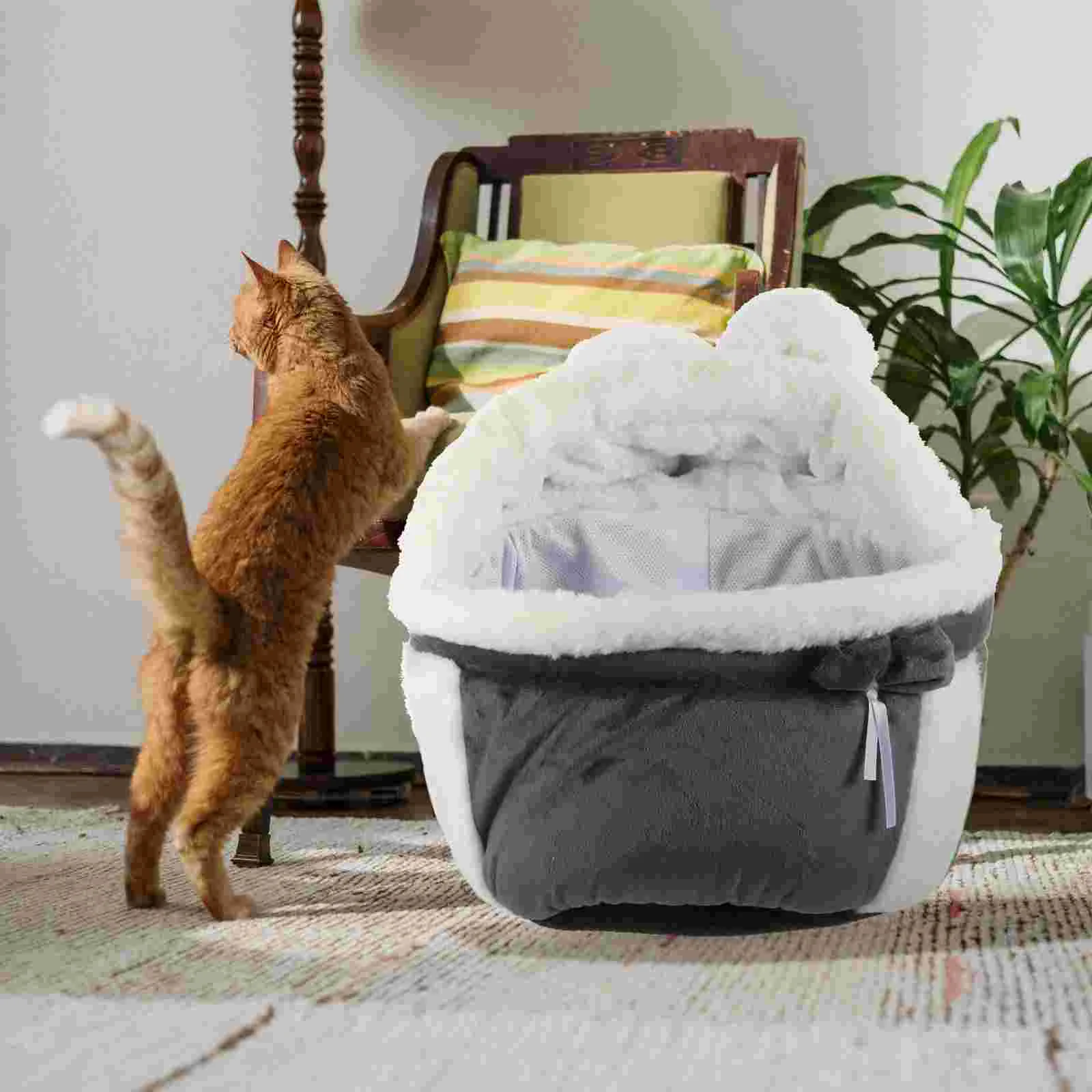 Зимняя переносная сумка для домашних животных, портативный рюкзак для домашних животных, теплый рюкзак для кошек (серый)
Зимняя переносная сумка для домашних животных, портативный рюкзак для домашних животных, теплый рюкзак для кошек (серый)