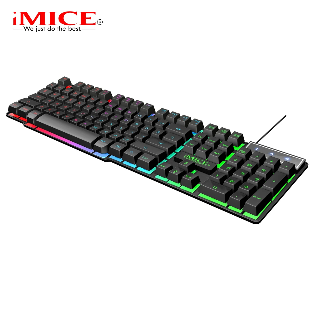 iMice Gaming Keyboard with Backlight RGB Lighting Suspend 104 Keycaps Keyboard for Gaming Office Notebook Desktop with AK600
iMice Gaming Keyboard with Backlight RGB Lighting Suspend 104 Keycaps Keyboard for Gaming Office Notebook Desktop with AK600