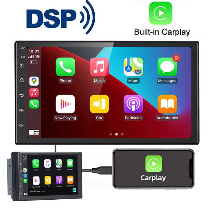 2+32GB Carplay Car Multimedia Player 2 Din 7 inch Double Screen GPS Wifi Mirror link Universal Car Stereo For Toyota
2+32GB Carplay Car Multimedia Player 2 Din 7 inch Double Screen GPS Wifi Mirror link Universal Car Stereo For Toyota