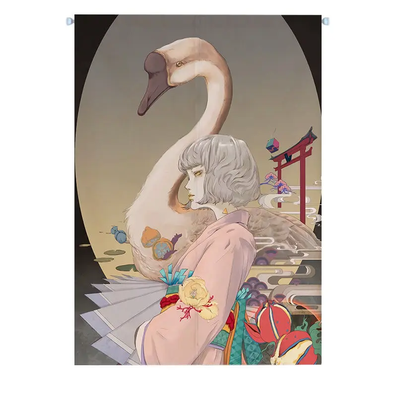 Japanese Style Decorative Door Curtain Fabric Cloth HomeMarket Partition Bathroom Sushi Kitchen Restaurant Screens With Rod
Japanese Style Decorative Door Curtain Fabric Cloth HomeMarket Partition Bathroom Sushi Kitchen Restaurant Screens With Rod