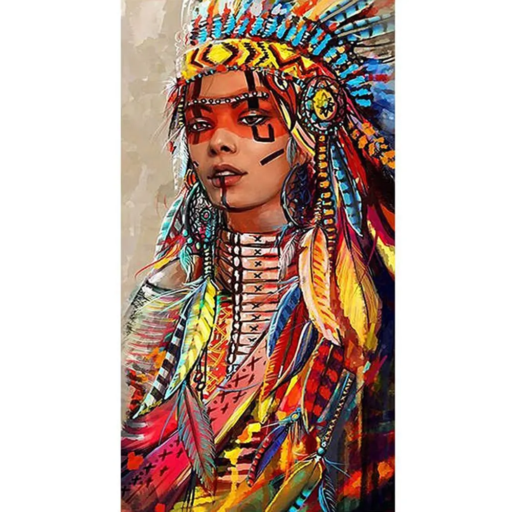 40x80cm 5D DIY Full Drill Round Diamond Painting Aboriginal Women Diamond Embroidery Mosaic Kit Home Decor Bead Art DIY Gift
40x80cm 5D DIY Full Drill Round Diamond Painting Aboriginal Women Diamond Embroidery Mosaic Kit Home Decor Bead Art DIY Gift