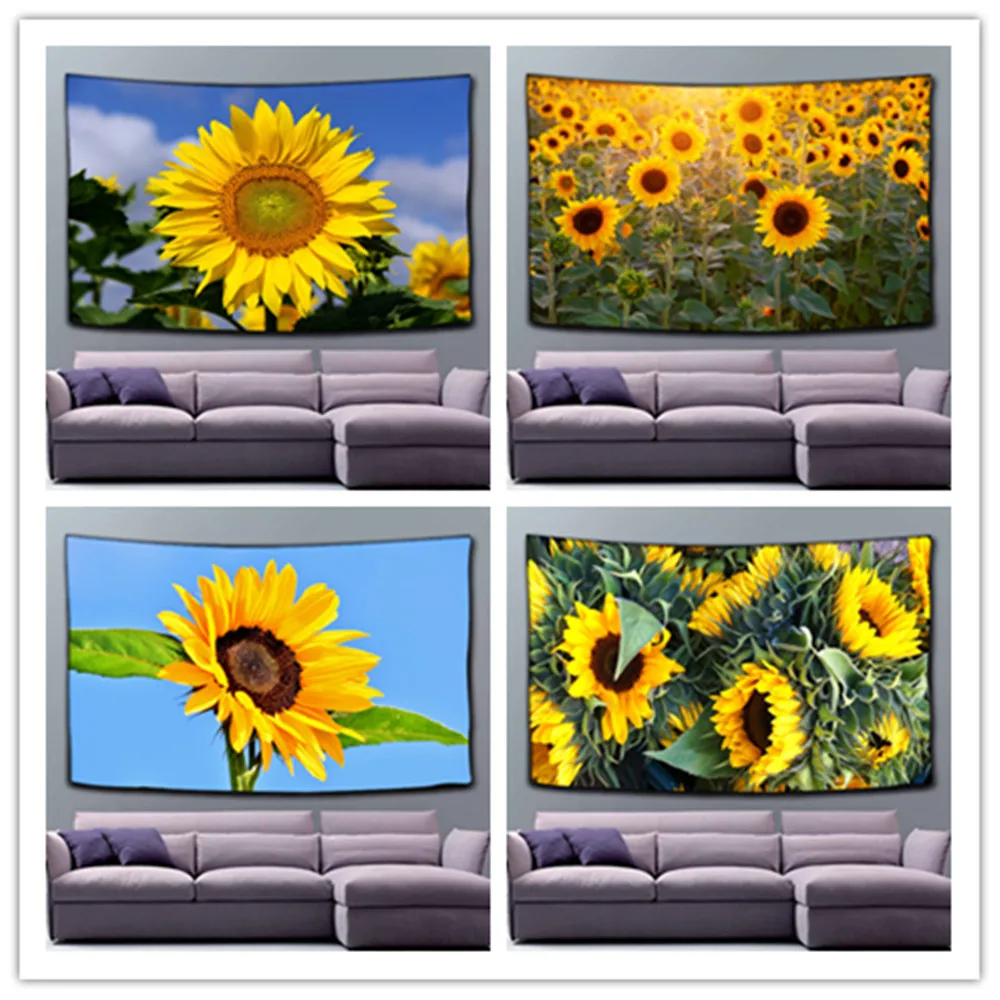 Sunflower Tapestries Wall Hanging Sunflower Sunshine Sun Tapestry Decorative Fabric Bedroom Decor Large Size Tapestry
Sunflower Tapestries Wall Hanging Sunflower Sunshine Sun Tapestry Decorative Fabric Bedroom Decor Large Size Tapestry
