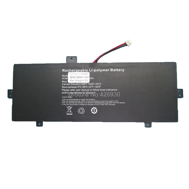 Laptop Replacement Battery For AXIOO For Mybook 11 Lite CW11Q3 3.8V 8000MAH 30.4WH 5PIN 4line new
Laptop Replacement Battery For AXIOO For Mybook 11 Lite CW11Q3 3.8V 8000MAH 30.4WH 5PIN 4line new