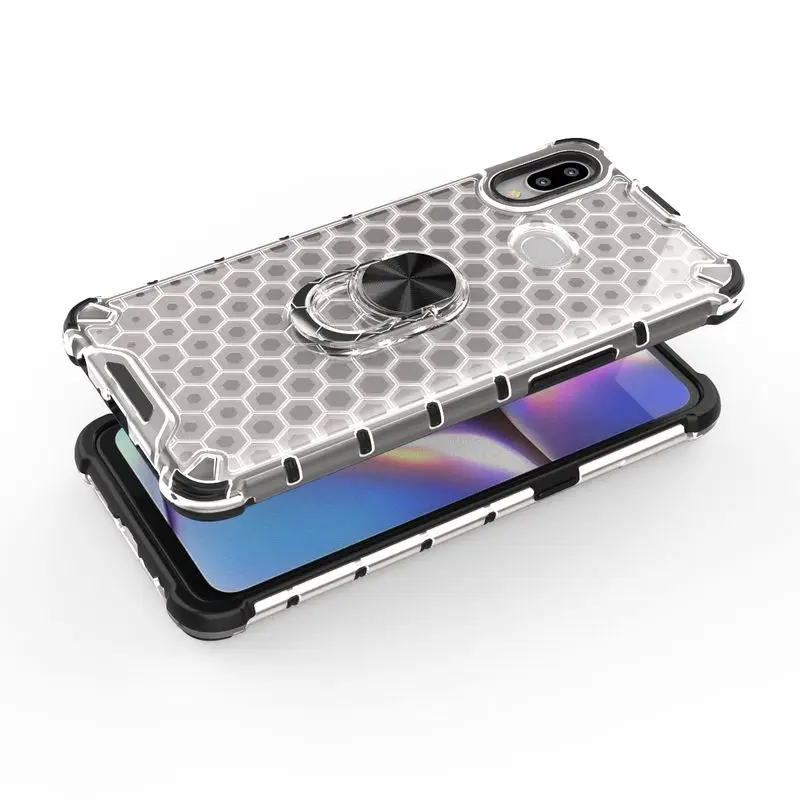 For SamSung Galaxy A10S Case Honeycomb With Finger Ring Stand TPU Anti-fall protection Back Cover For SamSung A10S A107 Case
For SamSung Galaxy A10S Case Honeycomb With Finger Ring Stand TPU Anti-fall protection Back Cover For SamSung A10S A107 Case