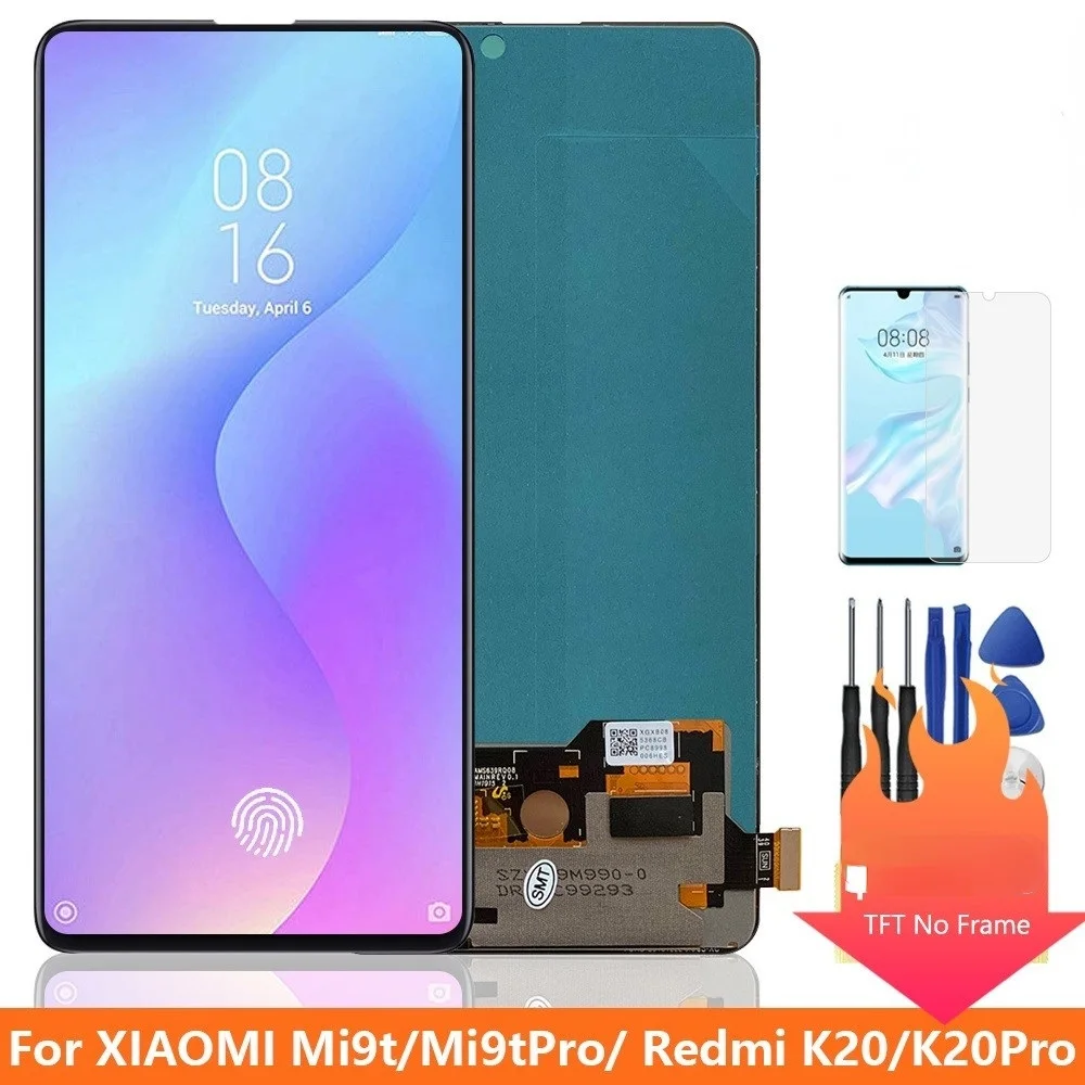 

ЖК-дисплей 6,39 дюймов Mi9T для Xiaomi Mi 9T Pro, ЖК-дисплей с сенсорным экраном и дигитайзером в сборе для Redmi K20 Pro RedmiK20, экран