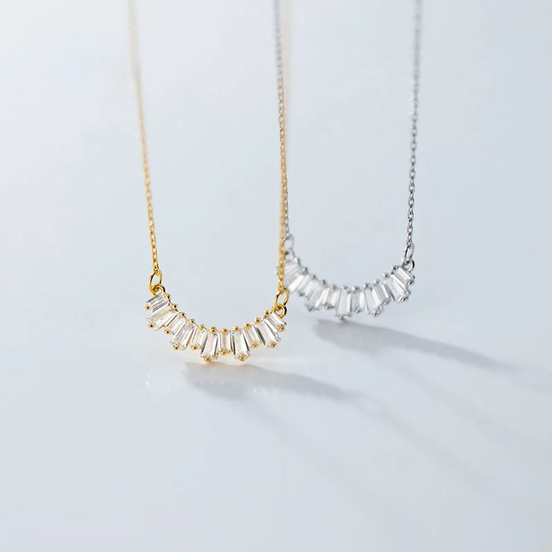 Necklace for Women Silver 925 Sterling Japan and South Korea Diamond Smile Cross Chain Fashion Simple Pendant Jewelry
Necklace for Women Silver 925 Sterling Japan and South Korea Diamond Smile Cross Chain Fashion Simple Pendant Jewelry