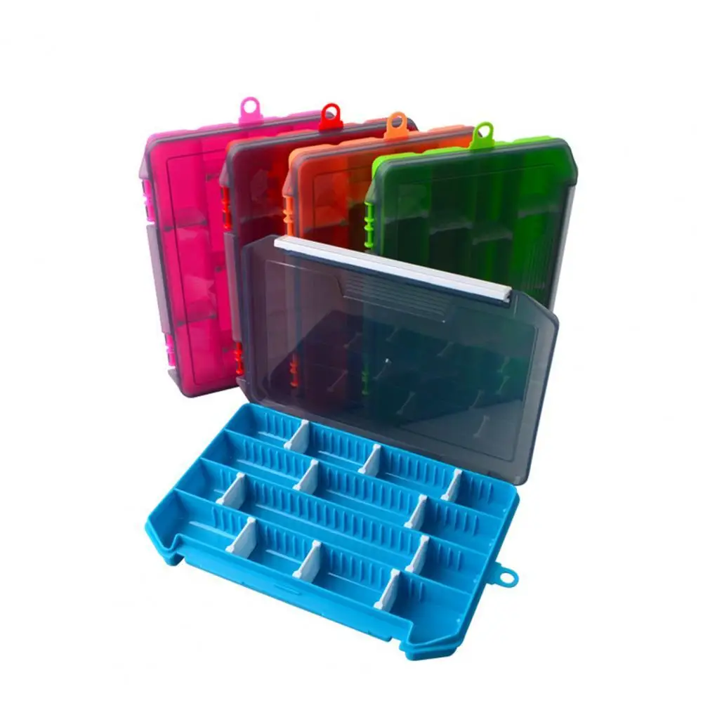 Fishing Lures Box Easy to Carry Solid Color Compact Fishing Tackle Box Storage Trays Lures Container for Crucian Carp
Fishing Lures Box Easy to Carry Solid Color Compact Fishing Tackle Box Storage Trays Lures Container for Crucian Carp