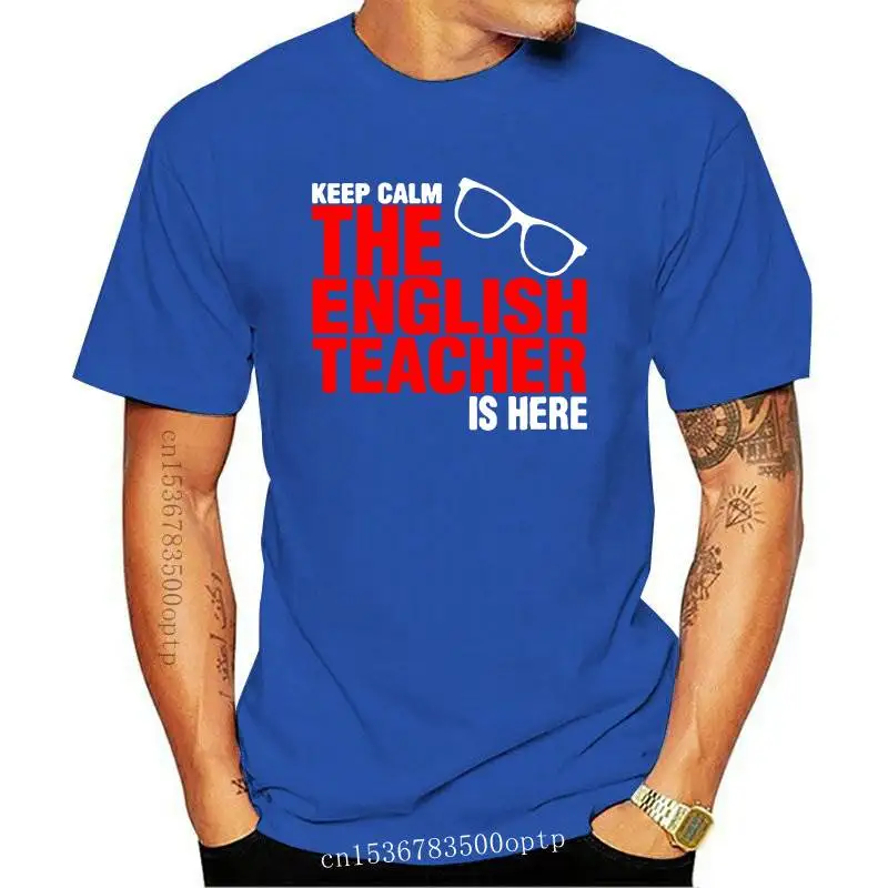 Новая модная забавная футболка с надписью Keep Calm, учитель английского языка, Мужская хлопковая футболка с коротким рукавом, модные футболки ...
Новая модная забавная футболка с надписью Keep Calm, учитель английского языка, Мужская хлопковая футболка с коротким рукавом, модные футболки ...