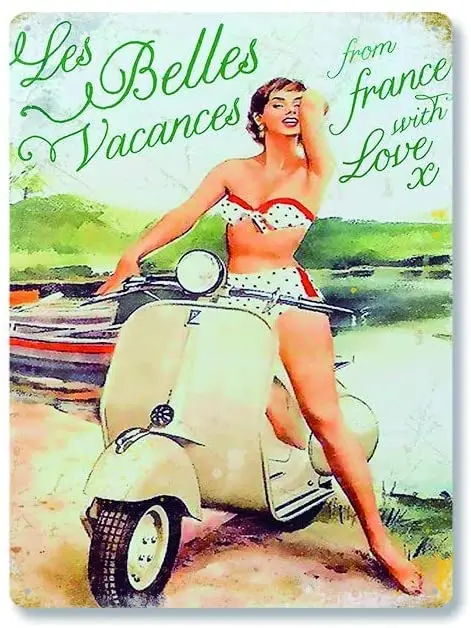 Xiaolin Sexy Girl Riding A Bike Vintage Tin Metal Sign Pub Club Cafe Bar Home Wall Art Decoration Poster Retro 20 X 30 cm
Xiaolin Sexy Girl Riding A Bike Vintage Tin Metal Sign Pub Club Cafe Bar Home Wall Art Decoration Poster Retro 20 X 30 cm