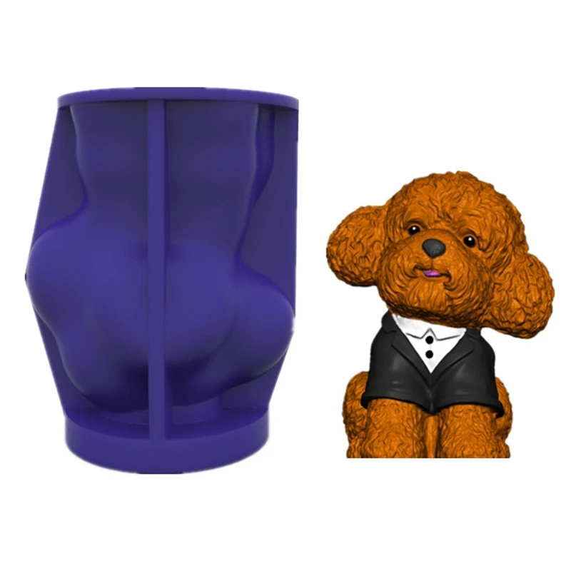 3D Toy Cute Dog Epoxy Resin Mold Ornaments Home Decorations Casting Silicone Mould DIY Crafts Plaster Candle Making Tool 
3D Toy Cute Dog Epoxy Resin Mold Ornaments Home Decorations Casting Silicone Mould DIY Crafts Plaster Candle Making Tool