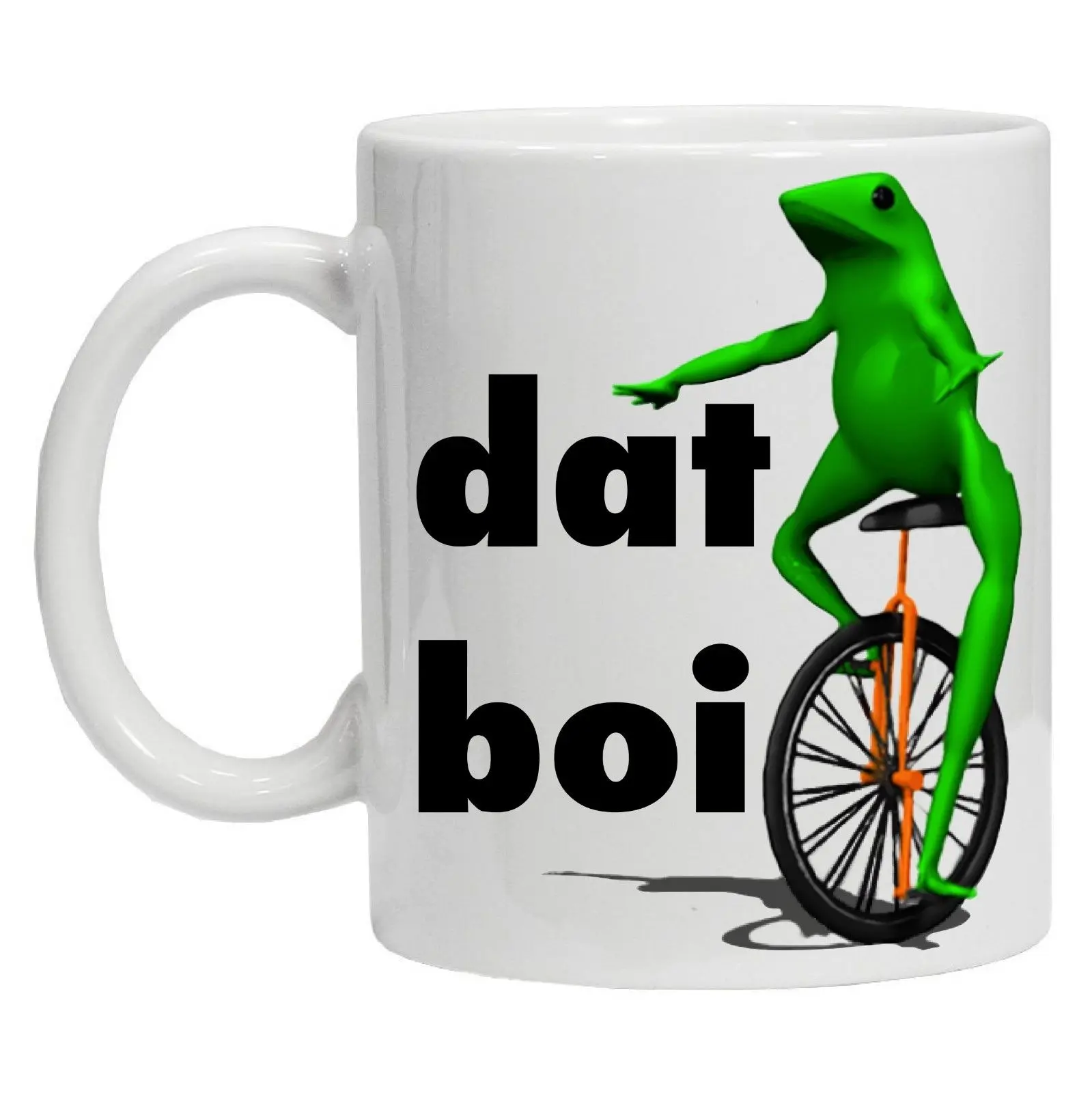 Керамическая чашка с принтом Dat Boi Meme Frog Tumblr для чая и кофе подарок 11 унций|Кружки| |