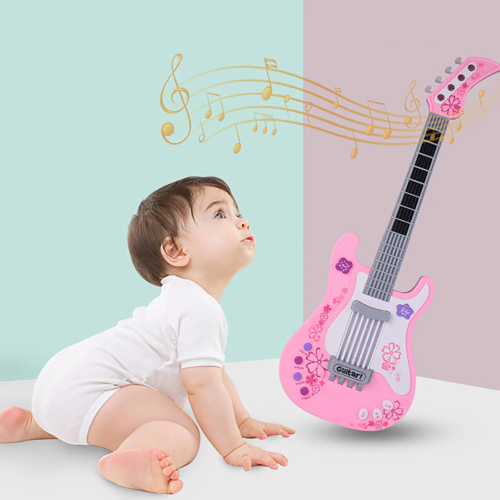 Children's Guitar, Electric Toy Guitar For Beginners, Children's Electric Guitar For Children Educational Classic Music Toy
Children's Guitar, Electric Toy Guitar For Beginners, Children's Electric Guitar For Children Educational Classic Music Toy