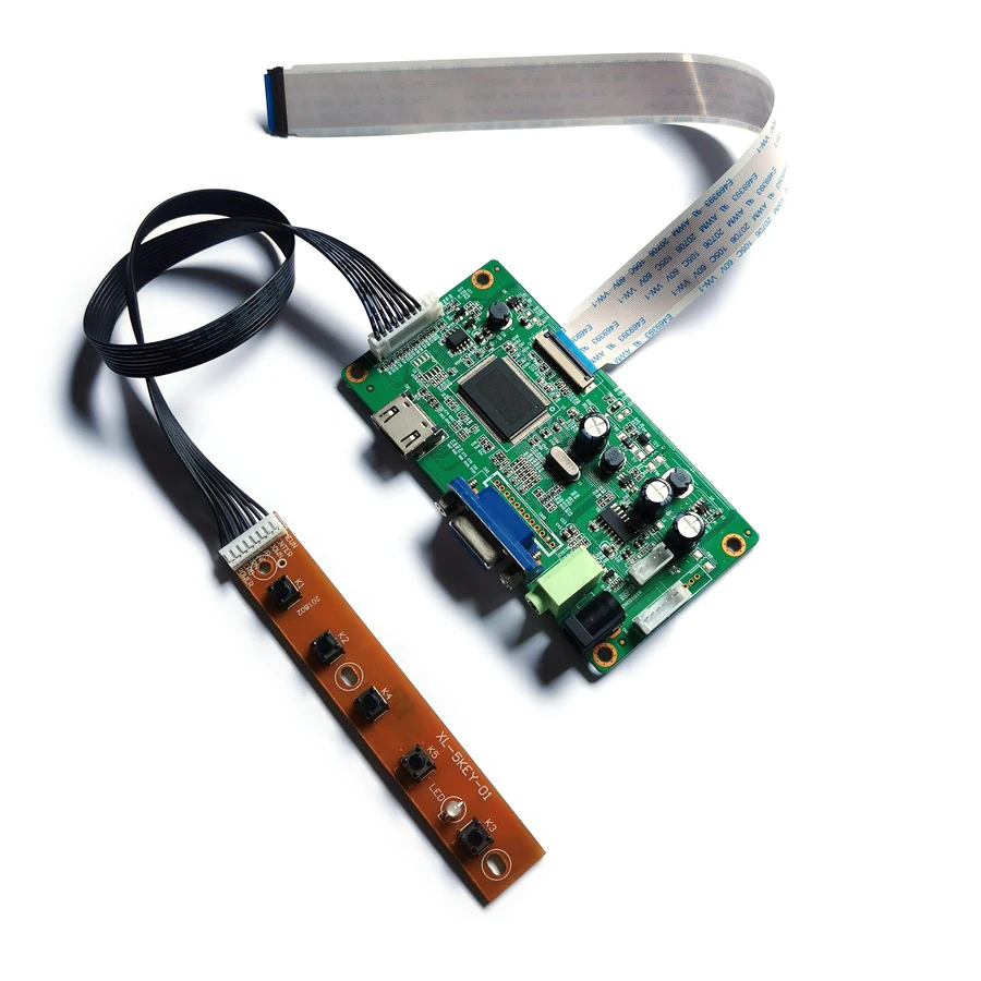 For LTN156HL07/LTN156HL08/LTN156HL09 30-Pin 1920*1080 LED LCD VGA Screen EDP Display Controller Board DIY Kit
For LTN156HL07/LTN156HL08/LTN156HL09 30-Pin 1920*1080 LED LCD VGA Screen EDP Display Controller Board DIY Kit