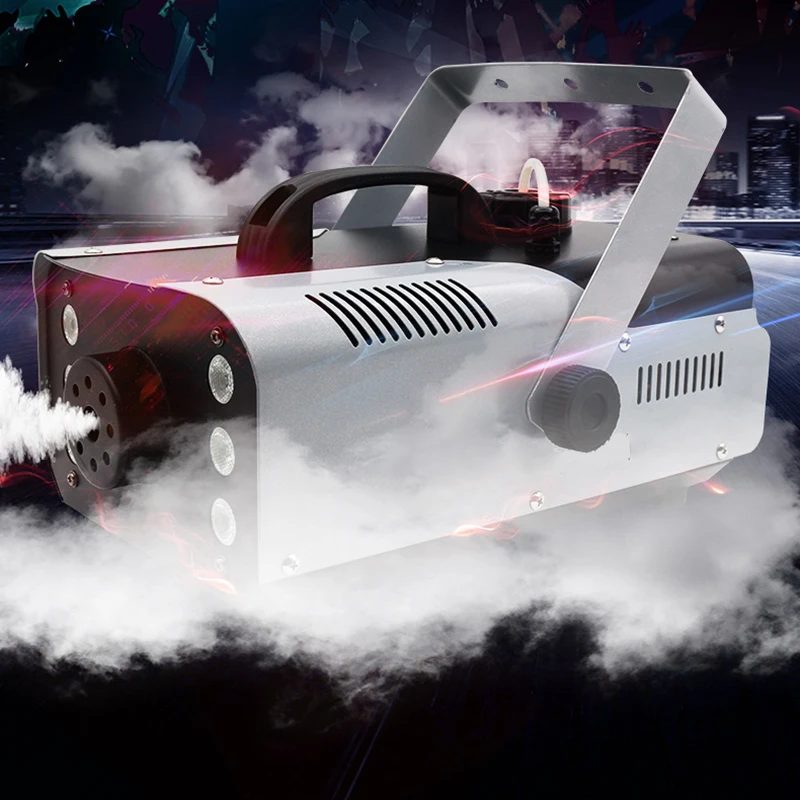 Дымовая машина RGB 3 в 1 1500 Вт светодиодная дымовая с дистанционным или проводным