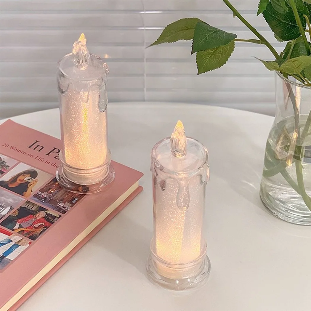 Flameles LED Light Candle Lamp Flickering Light Christmas Event Party Home Decor Simulation Non-open Flame Candle Light
Flameles LED Light Candle Lamp Flickering Light Christmas Event Party Home Decor Simulation Non-open Flame Candle Light