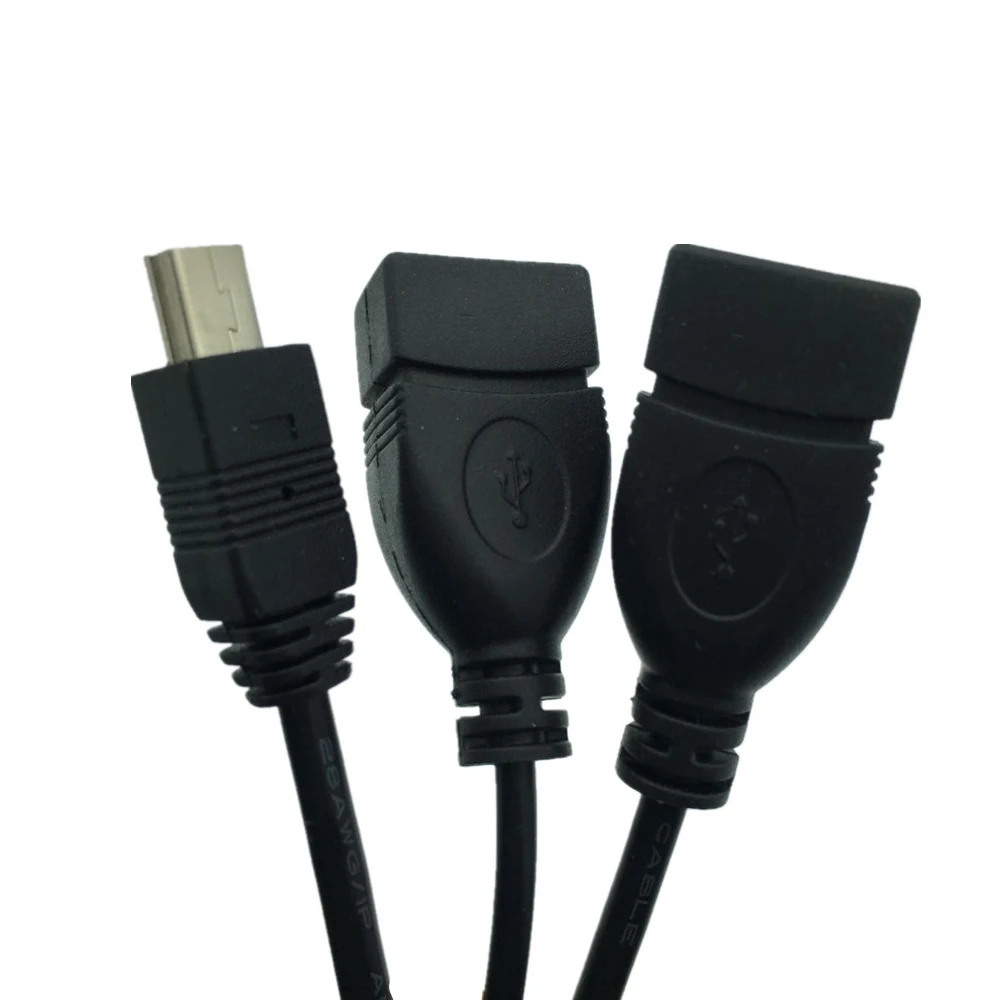 USB-A female to MiNI USB male data cable 0.5m
USB-A female to MiNI USB male data cable 0.5m