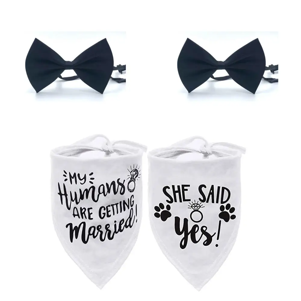 2Pcs Wedding Dog Bandana Wedding Props Pet Scarf Pet Decoration Accessories Wedding Black And White Saliva Towel
2Pcs Wedding Dog Bandana Wedding Props Pet Scarf Pet Decoration Accessories Wedding Black And White Saliva Towel