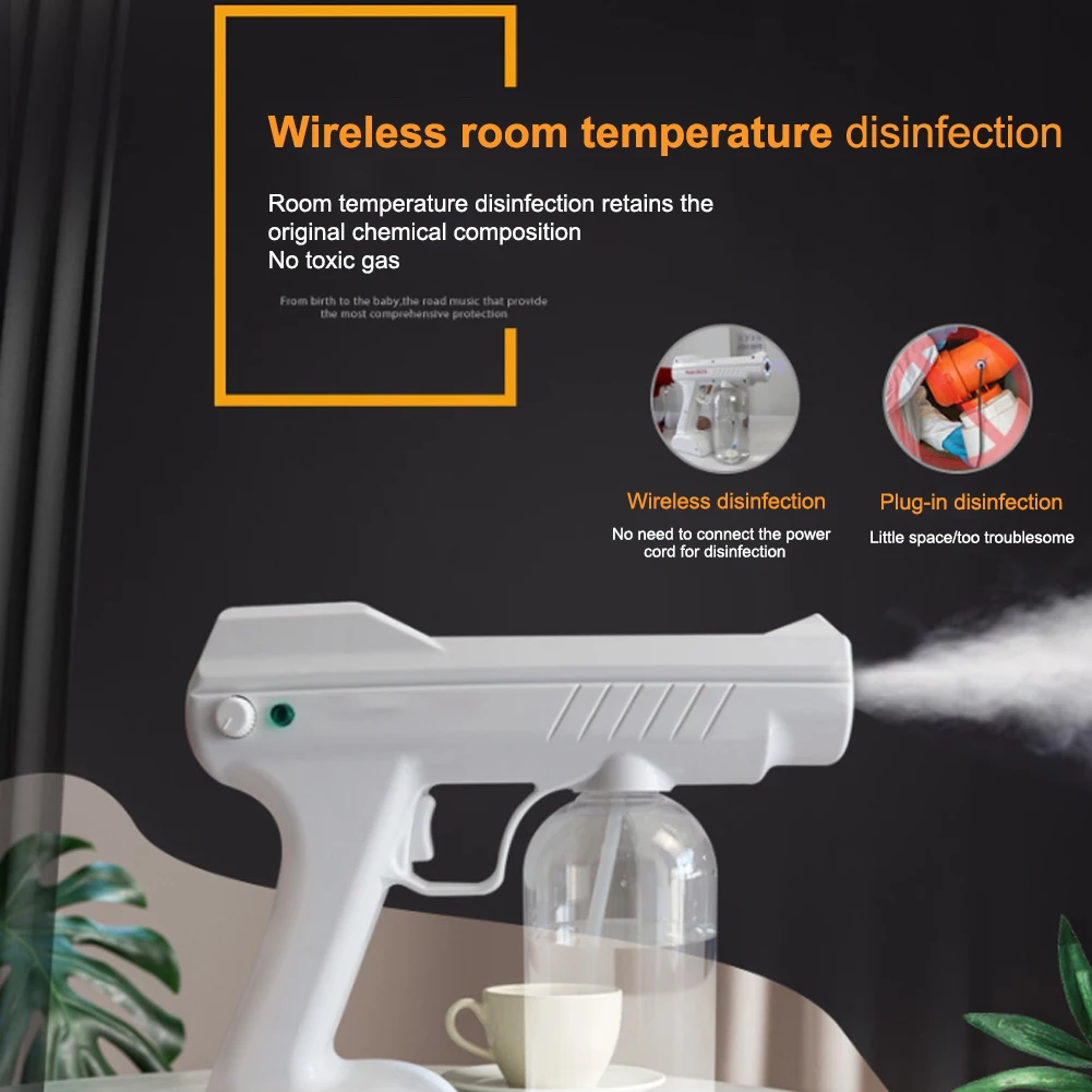 Portable Charging Strong Blue Light Nano Sprayer Portable Sprayer Wireless Charging Nano Blue Light Atomizer Office School
Portable Charging Strong Blue Light Nano Sprayer Portable Sprayer Wireless Charging Nano Blue Light Atomizer Office School