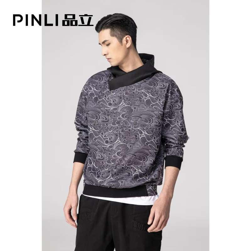Free Shipping New PINLI Fashion Men's Autumn Personality Grey Moire Print Hooded Pullover Hoodie Sweatershirt B211309033
Free Shipping New PINLI Fashion Men's Autumn Personality Grey Moire Print Hooded Pullover Hoodie Sweatershirt B211309033