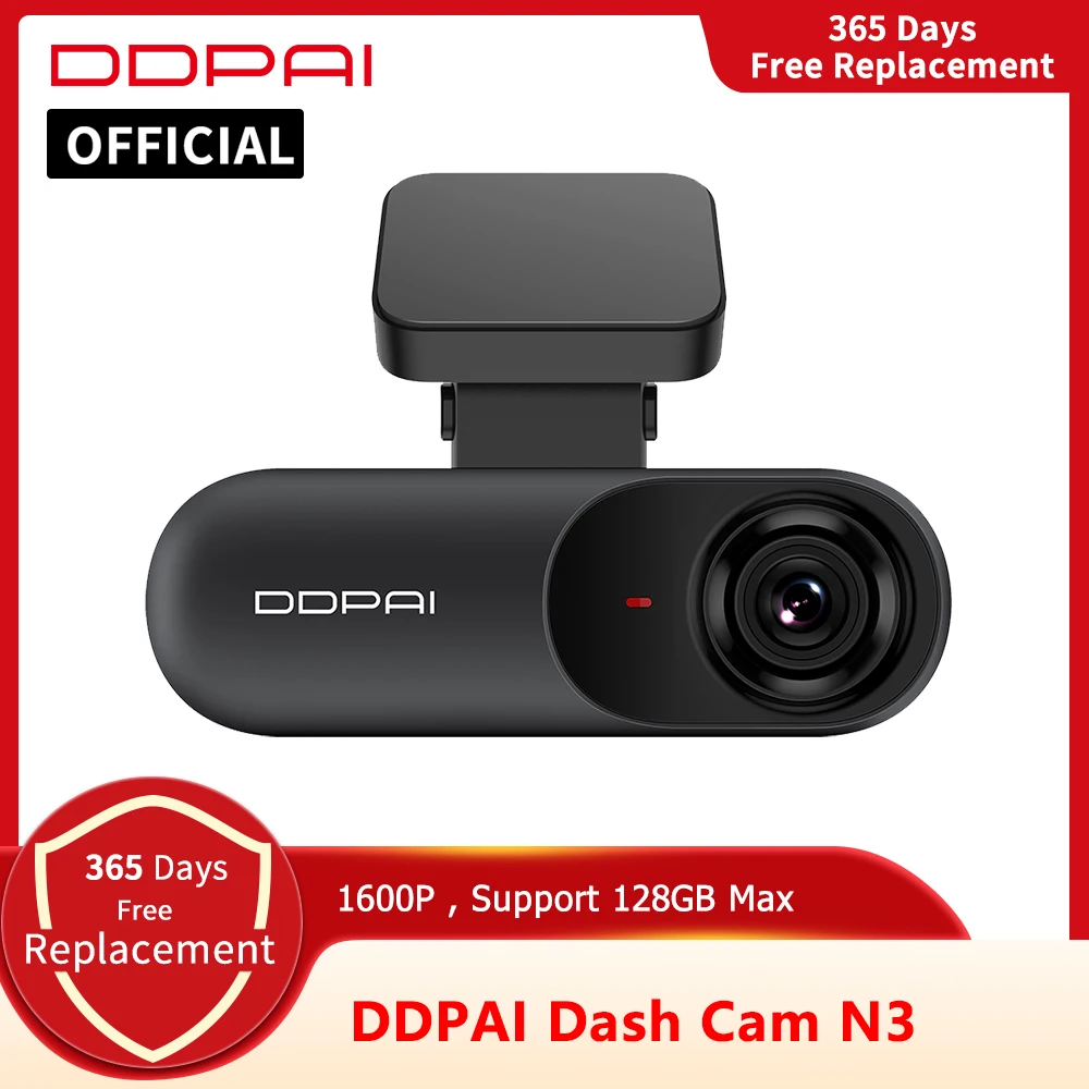 

DDPAI Dash Cam Mola N3 1600P HD GPS Vehicle Drive Auto Video DVR 2K Android Wifi Smart Connect Car Camera Recorder 24H Parking