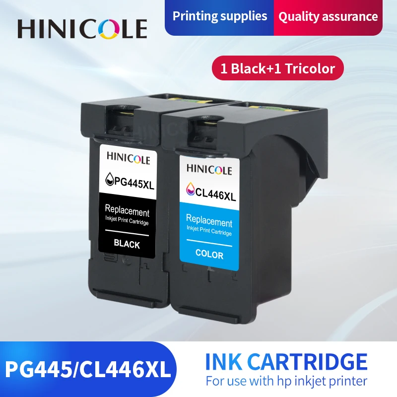 

HINICOLE PG445 XL CL446 XL PG-445 CL-446 Compatible Ink Cartridges For Canon ip2840 2840 MG2440 2440 MG2540 2940 mx494 printer