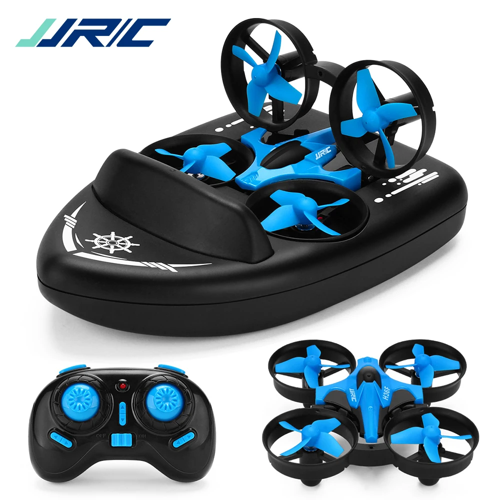 JJRC H36F RC Mini Drone Altitude Hold Headless Mode 3 in 1 Sea land Air flight 2.4G 6-Axis Quadcopter Boat RC Helicopter For Kid
JJRC H36F RC Mini Drone Altitude Hold Headless Mode 3 in 1 Sea land Air flight 2.4G 6-Axis Quadcopter Boat RC Helicopter For Kid