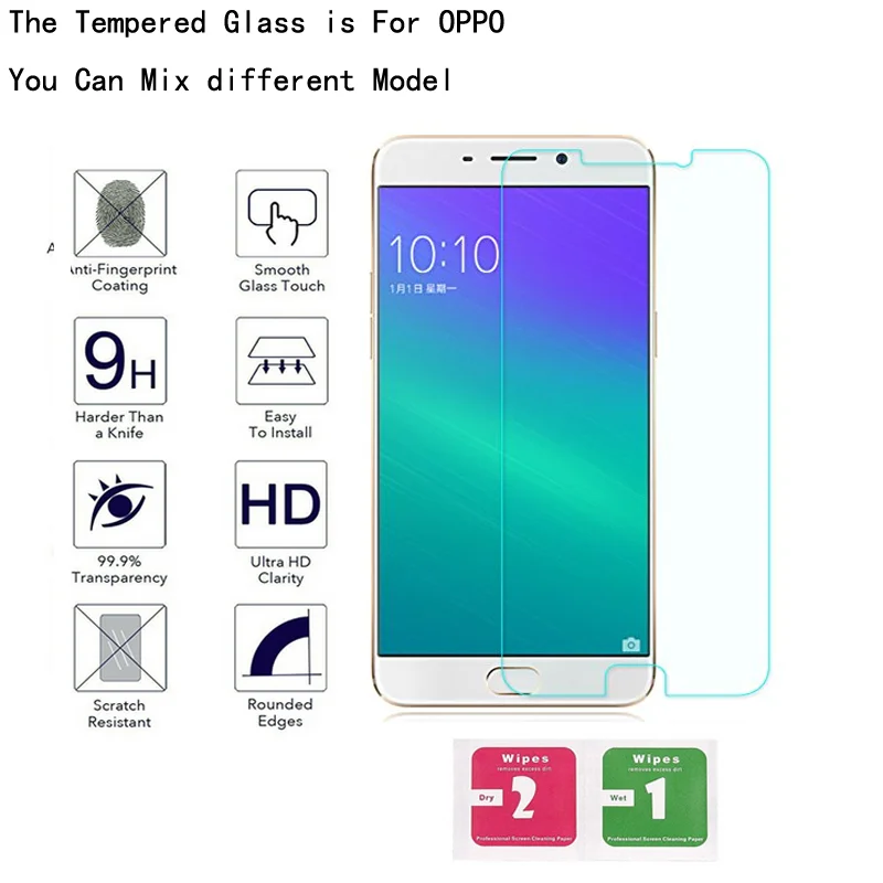 10 шт. закаленное Стекло Экран Защитная пленка для OPPO R15 Pro R17 R19 R1001 R3007 R2017 X909 Find7 Find9