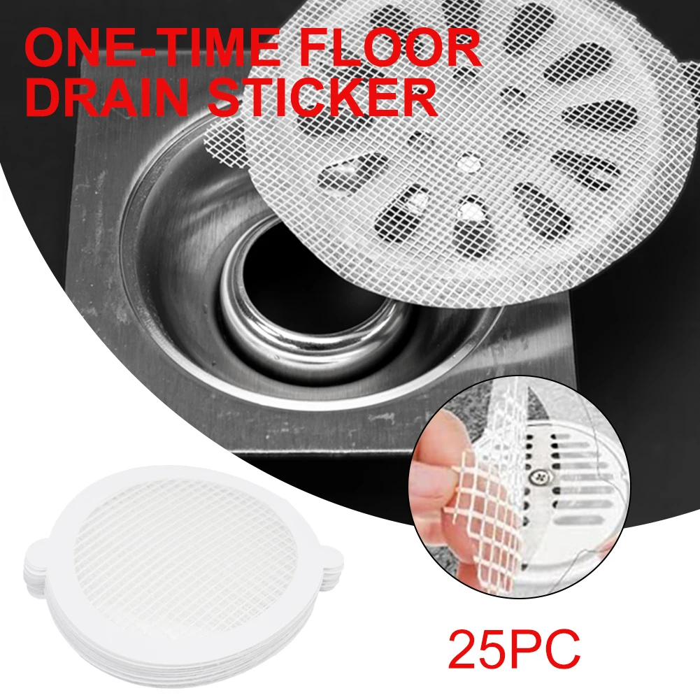 25pcs Disposable Shower Drains Hair Catcher Adhesive Hair Stoppers Mesh Stickers For Bathroom Kitchen Sewer
25pcs Disposable Shower Drains Hair Catcher Adhesive Hair Stoppers Mesh Stickers For Bathroom Kitchen Sewer