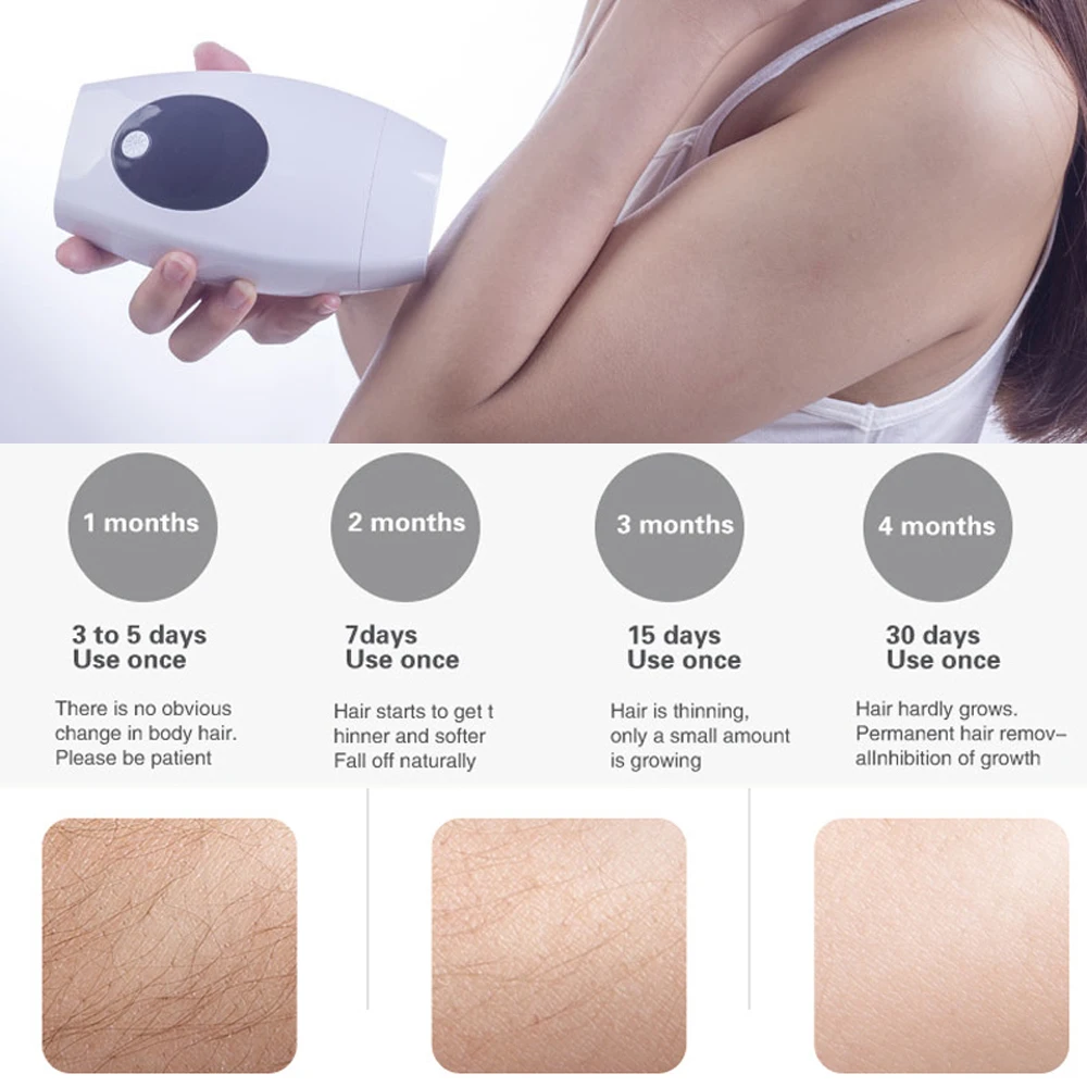 IPL Photoepilator Permanent Depilador Laser Epilator Facial Hair Removal Painless Epilator Tools
IPL Photoepilator Permanent Depilador Laser Epilator Facial Hair Removal Painless Epilator Tools