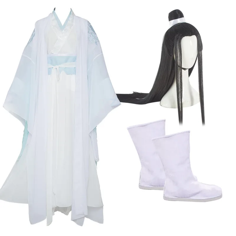 The Untamed TV Series Lan Zhan Mo Dao Zu Shi TV Series Lan Wangji Cosplay Costume Full Set Shoes Wig Chinese Ancient Costumes
The Untamed TV Series Lan Zhan Mo Dao Zu Shi TV Series Lan Wangji Cosplay Costume Full Set Shoes Wig Chinese Ancient Costumes